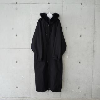 <img class='new_mark_img1' src='https://img.shop-pro.jp/img/new/icons13.gif' style='border:none;display:inline;margin:0px;padding:0px;width:auto;' />COMOLI HOODED LONG COAT-unisex/BLACK