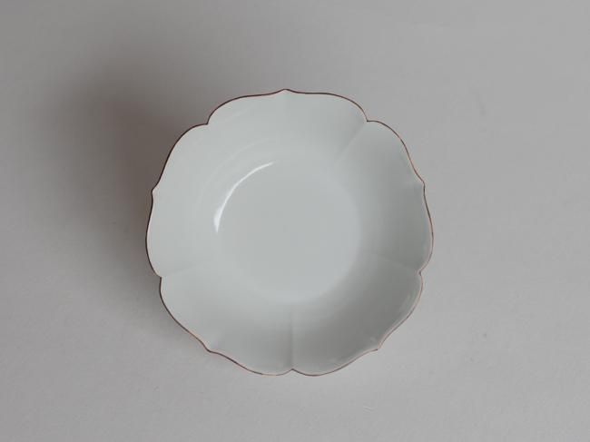白磁口紅桔梗小鉢 - yamahon online store
