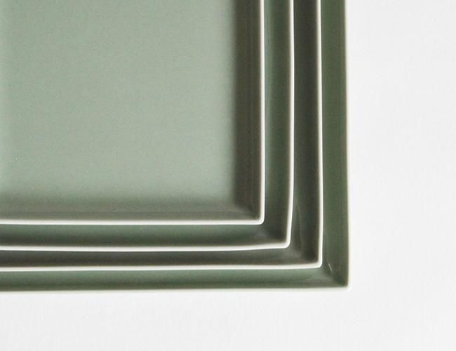 YAMABUKI 正角皿 青磁 - yamahon online store