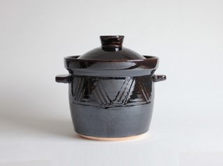 アメ釉煮込鍋