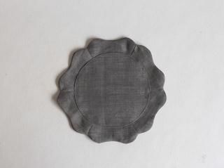 苧麻布輪花褓子器 大 墨染 濃 - yamahon online store