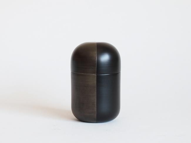 茶筒（丸） 黒錫 - yamahon online store