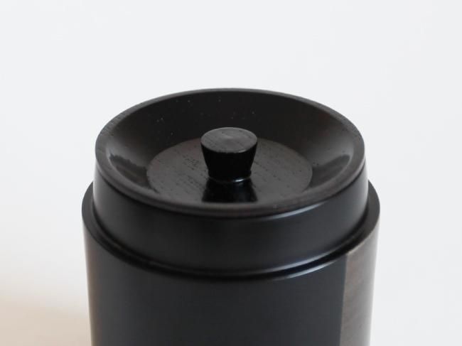 茶筒（丸） 黒錫 - yamahon online store