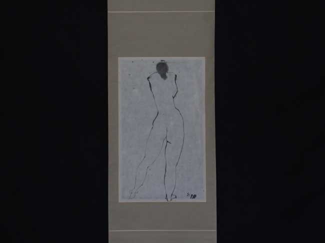 辻村史朗 油絵「裸婦」６号 - 美術品