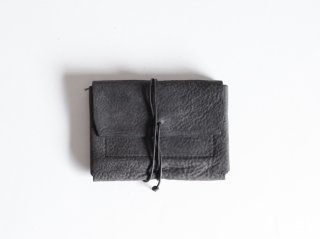紐留財布（中）黒