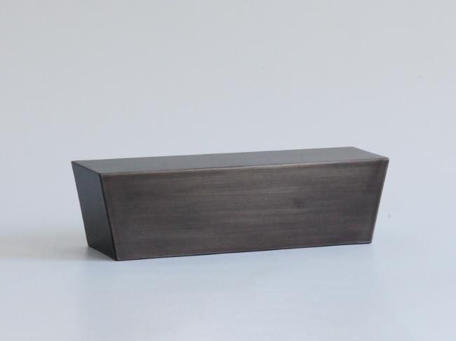 箱台皿 台形 大 黒錫 - yamahon online store