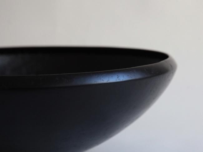乾漆鉢 乾漆作品 鉄鉢 浅 - yamahon online store