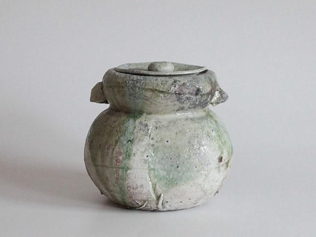 Ｓ９２　水指　『大谷焼』『元山窯造』『耳付水指』　共箱　茶道具 楽天市場】【茶器/茶道具 水指（水差し）】 信楽焼き 耳付 窯変