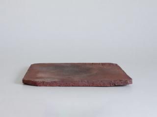 どっしり　四方皿　備前焼 どっしり 四方皿 備前焼