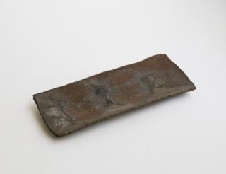 大谷桃子　バナナの葉角長皿　角皿　２枚セット 筒小屋 ONLINE STORE Toshoo | 陶器のネットショップ / バナナの