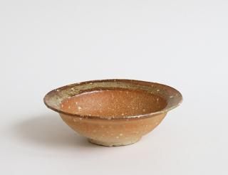 灰釉手付き鉢　陶器　箱無し　作者 小島憲二　
新品未使用 小島 陽介 - yamahon online store