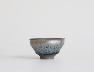 Ｔ１００　茶碗　『油滴天目茶碗』『美流渡焼』『玄窯　塚本竜玄』　共箱　茶道具 T100 茶碗 『油滴天目茶碗』『美流渡焼』『玄窯 塚本竜玄