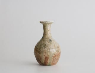 岸野寛　伊賀焼〆長頸壺　瓶　　花入　茶道 伊賀焼〆長頸壺（共箱） | Gallery栗本（ぎゃらりい栗本）新潟県