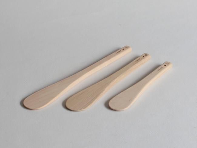 岩本忠美 木製 スプーン 5本セット t-b-dで岩本忠美・田澤祐介の作品展