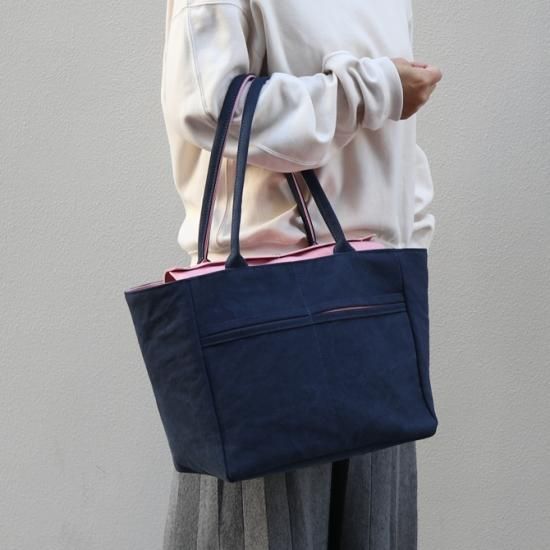 布の通販L'ideeリデ] ファスナートートバッグキット/79Aパラフィン×綿