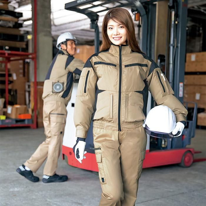 お値下中】空調作業服セット 長袖 Lサイズ カーキ | fpac.com.br