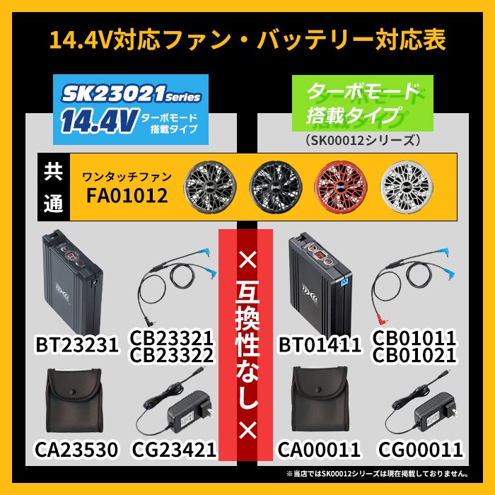 ジーベック XE98014-SET（スターターセット）｜空調服・EFウェア専門店