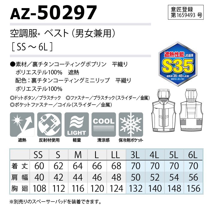 アイトス AZ-50297-SET（スターターセット）｜空調服・EFウェア専門店 