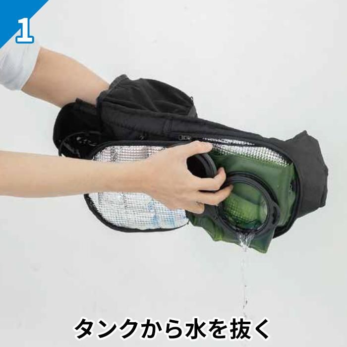 水冷ベスト 3着セット バッテリー セット 水冷服 xebec ジーベック 33000 空調服 作業服 熱中症対策 農作業 建設業 作業着 仕事着 フルセット 父 ポイント10倍 - 10