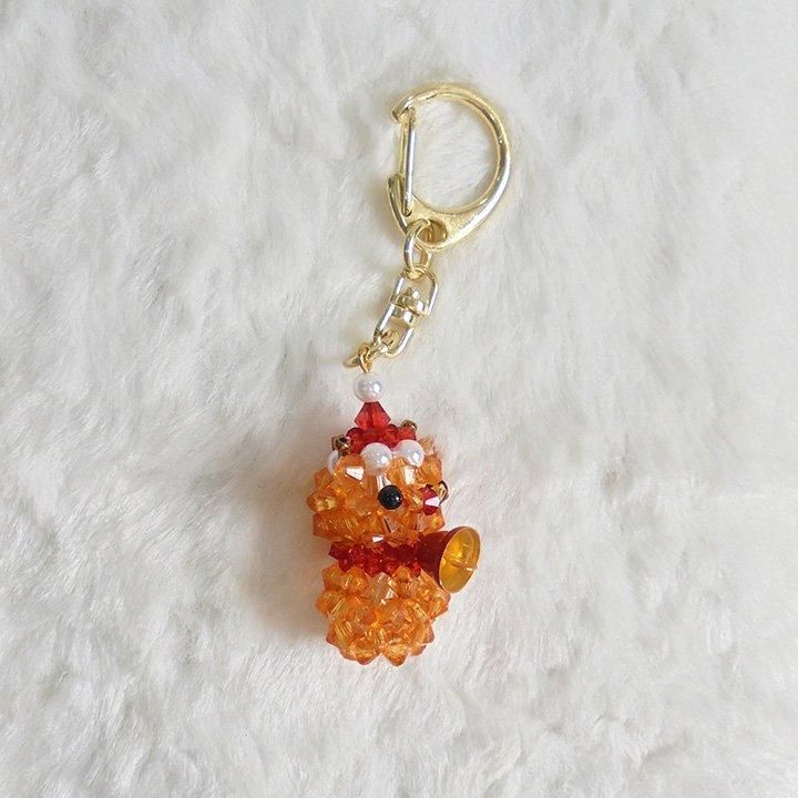 ビーズキット コロコロクリスマスキーホルダー - ビーズキットの
