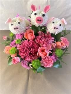 生花アニマルアレンジ 動物 南青山花屋 花舎フルーリール 生花アニマルアレンジ 動物 南青山花屋 花舎フルーリール