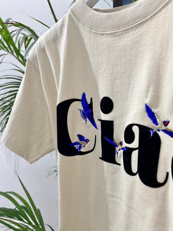 MICALLE MICALLE(ミカーレミカーレ)刺繍＆ロゴTシャツ・Ciao