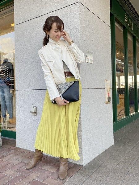 Priority（プライオリティ）定番人気プリーツガウチョ・無地
