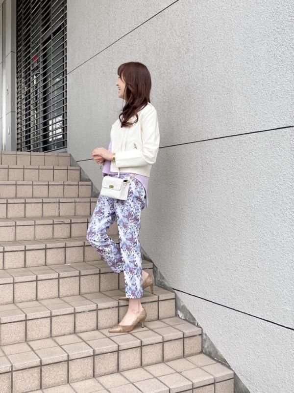 MICALLE MICALLE フェイクレザー ライダース レオパードパード柄