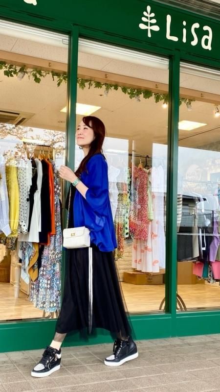 GALENA TOKYO チュールスカート GALENA(ガレナ)サイドラインチュールスカート|30代40代からの