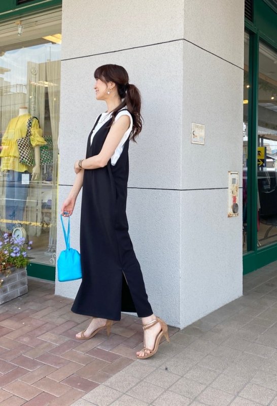 パシオーネ【新品タグ付き】ジャンパースカート colorブラック size M
