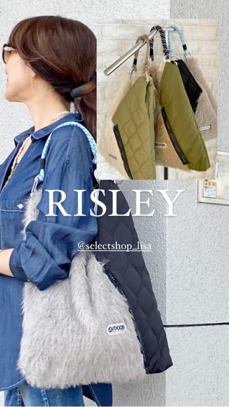 RISLEY(リズレー)×OUTDOORコラボキルティング×エコファー RISLEY(リズレー)×OUTDOORコラボキルティング×エコファー