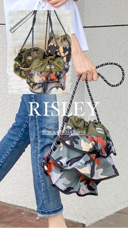 RISLEY(リズレー)×OUTDOORコラボ迷彩ティアードフリルバッグ|30 RISLEY(リズレー)×OUTDOORコラボ迷彩ティアードフリルバッグ|30