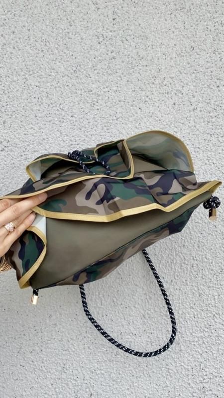 RISLEY(リズレー)×OUTDOORコラボ迷彩ティアードフリルバッグ|30