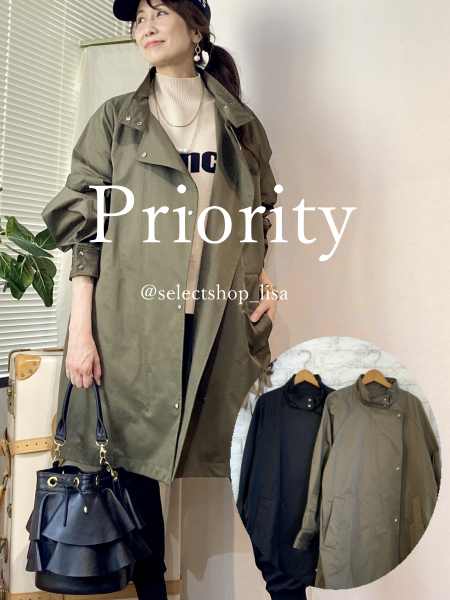 Priority(プライオリティ)ロングモッズコート|セレクトショップLisa Priority(プライオリティ)ロングモッズコート|セレクトショップLisa