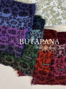 BUTAPANA(ブタパナ/ぶたぱな)ニットちびマフラー、ミニマフラー BUTAPANA(ブタパナ/ぶたぱな)ニットちびマフラー、ミニマフラー