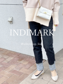 INDIMARK(インディマーク)デニムパンツ、ジーンズ|雑誌InRed掲載