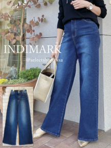 INDIMARK(インディマーク)デニムパンツ、ジーンズ|雑誌InRed掲載