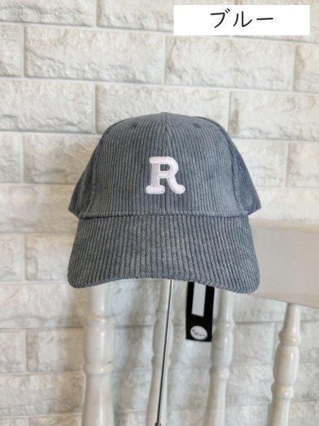 ★ドイツ発*ZARA*新作*RACING刺繍コーデュロイキャップ/BLACK★ 14+ キャップ 帽子 細コーデュロイ筆記体刺繍キャップ