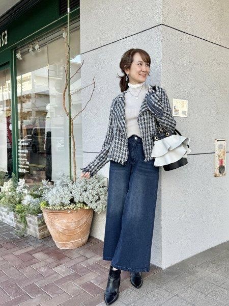 Priority(プライオリティ)デニムパンツ・ワイド|セレクト