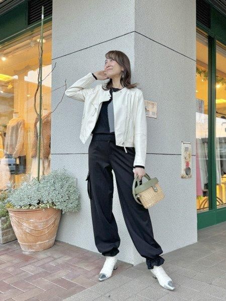 パンツ Lien LIEN(リアン)par Lisaキレイ見え2wayストレッチパラシュート