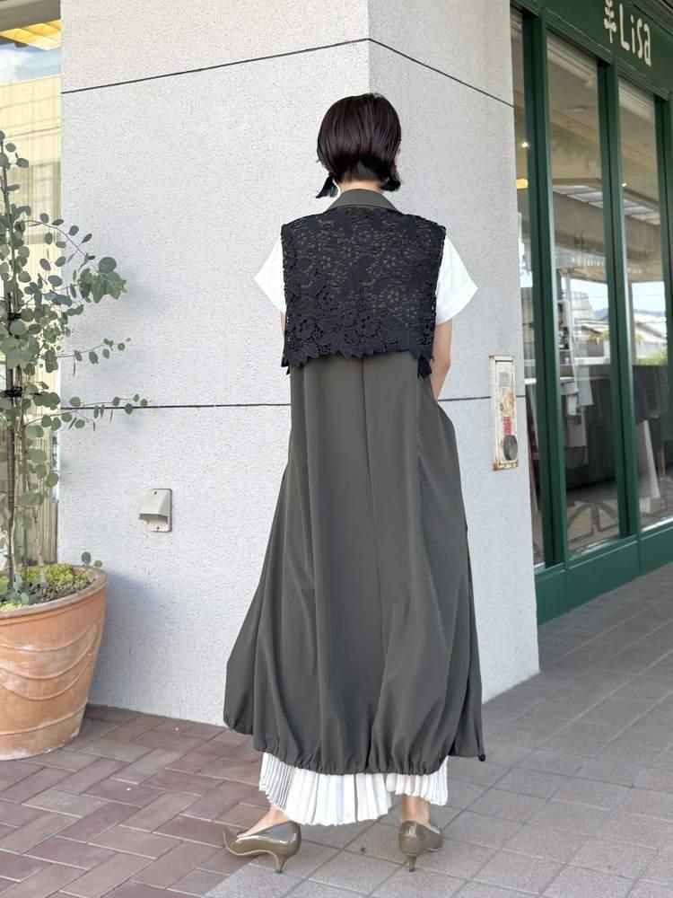 新品　micalle micalle ミカーレミカーレ　ワンピース　M MICALLE MICALLE（ミカーレミカーレ）2カラー ティアード