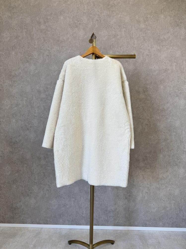 Anna Kerry(アンナケリー)エコムートンリバーシブルノーカラー