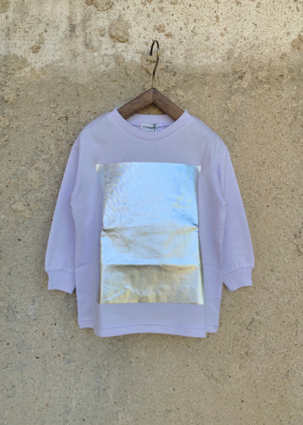 SQUARE FOIL L/S TEE /F