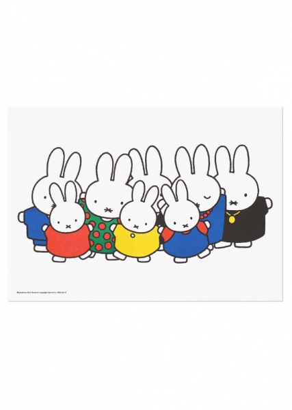BIG FAMILY | Miffy A3 RISO poster