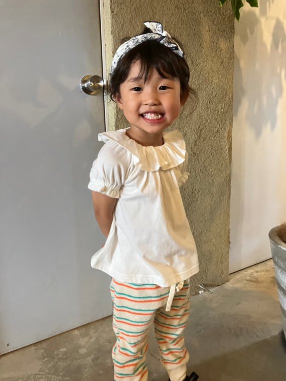 【my little cozmo】 マイリトルコズモ　ベビーパンツ　Towelling stripe baby pants - 雅楽 音  ｜子供服・大人服のセレクトショップ｜通販