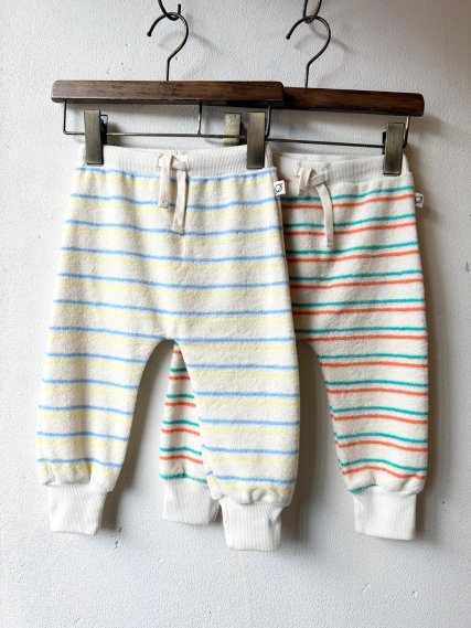 【my little cozmo】 マイリトルコズモ　ベビーパンツ　Towelling stripe baby pants