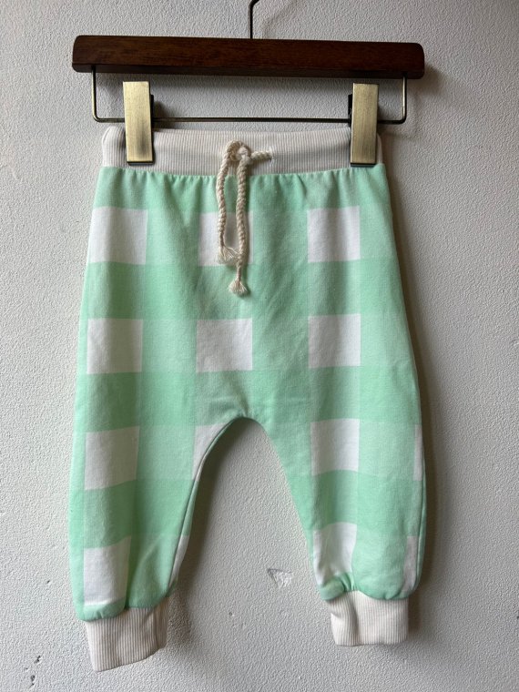 【my little cozmo】 マイリトルコズモ　ベビーパンツ　fleece gingham baby pants - 雅楽 音  WASH｜子供服・大人服のセレクトショップ｜通販