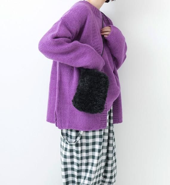 strange trip MIX MOHAIR CARDIGAN 未使用 L strange trip MIX MOHAIR