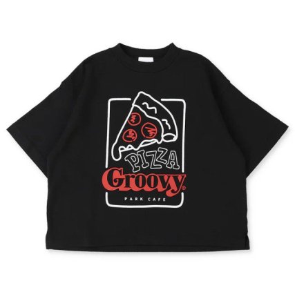 Groovycolorsƥ󥸥PIZZA OVER SIZE TEE