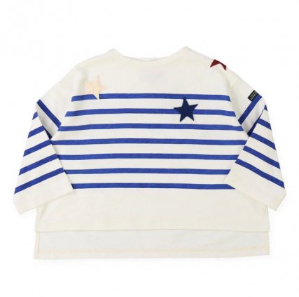 <img class='new_mark_img1' src='https://img.shop-pro.jp/img/new/icons8.gif' style='border:none;display:inline;margin:0px;padding:0px;width:auto;' />DENIMDUNGAREEStriped Print Star Tee